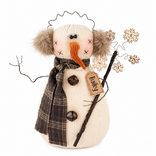 Bailey the Snowman 14" Primitive Christmas Decor