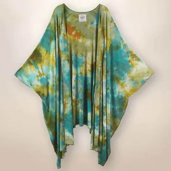 Raven - Long Poncho Cape - Saguaro