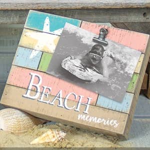 Starfish Pallet Photo Holder