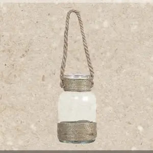 Small Hanging Glass w/Jute