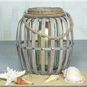 Large Tall Wooden Lantern