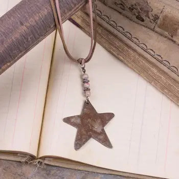 Light Wide Star Car Charm/Necklace