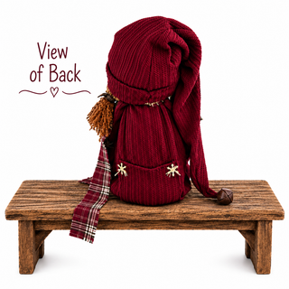 Holly & Beary - Design Week Collaboration | 24" Primitive Christmas Bear Decor