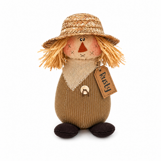 Rusty the Scarecrow 7.5" | Primitive Fall Decor