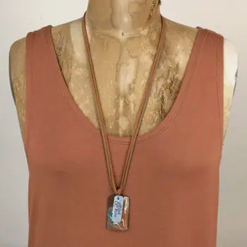 Large Rectangle Wild & Free Necklace