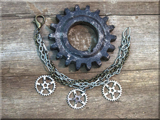 E170011 Salvage Gears Bracelet