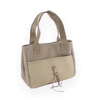 Lola Sand Double Pocket Bag