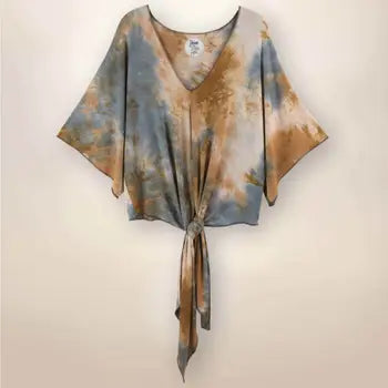 Paige - Tie Front Kimono - Nopal