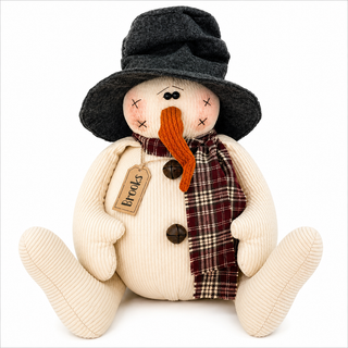 Brooks the Snowman 12.5" Primitive Christmas Decor
