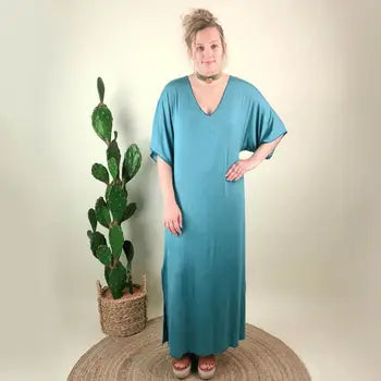 Adele - Caftan Dress - Turquoise