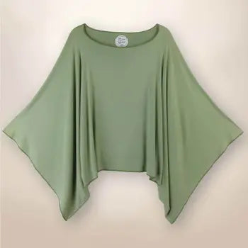 Luna - Midwaist Top - Cactus Green