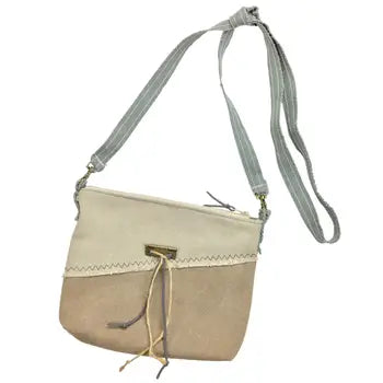 Chloe Slate Zipper Pouch w/Strap