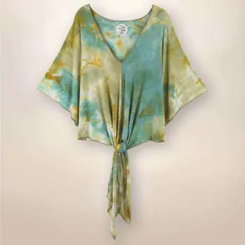 Paige - Tie Front Kimono - Saguaro