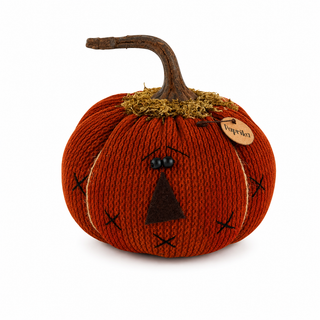 Paprika the Puffy Pumpkin 6" | Primitive Fall Decor