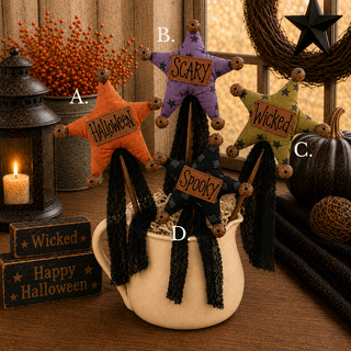 Mini Halloween Star Wands | 14"