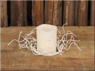Ivory Mini Twig Candle Ring