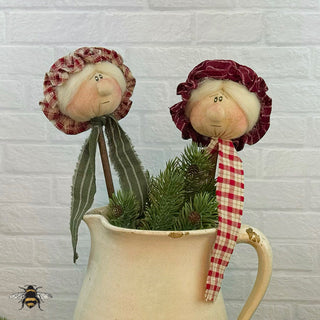 Baby Mrs. Claus Head Wand Set (2A)