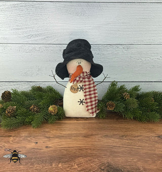 Fred the Curly Nose Snowman