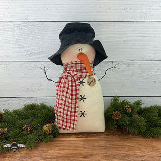 Fritz the Curly Nose Snowman
