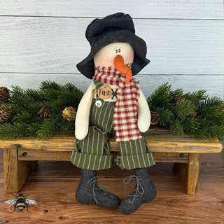 Finn the Curly Nose Snowman