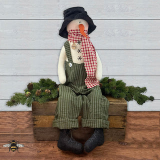 Finley the Curly Nose Snowman