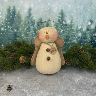 Faith the Snowy Snowman Angel