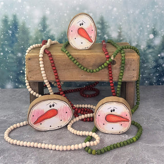 Medium Snowman Head Doodle Sitter (Sold Separately)