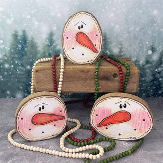 Large Snowman Head Doodle Sitter (Sold Separately)