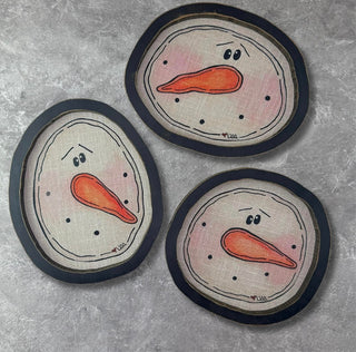 Snowman Head Doodle Shaped Frame (Sold Seperately)