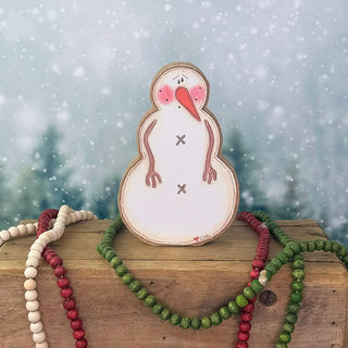 Small Simple Snowman Doodle Sitter