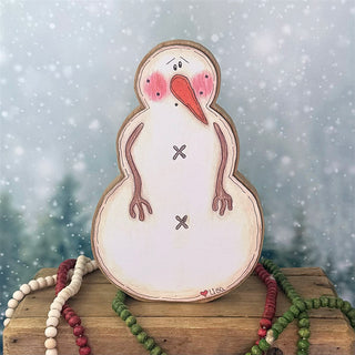 Medium Simple Snowman Doodle Sitter