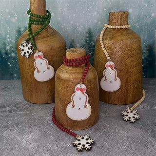 Dangle Simple Snowman & Snowflake Doodle Garland (Sold Separately)
