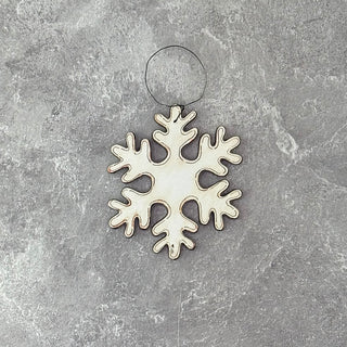 Large Snowflake Doodle Ornament