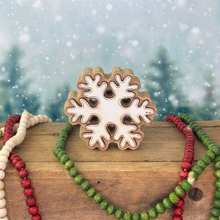 Medium  Snowflake Doodle Sitter