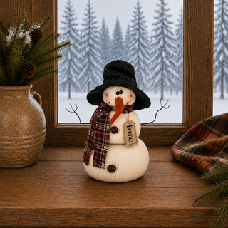 Bennie the Snowman 11" Primitive Christmas Decor