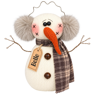 Belle the Earmuff Snowman (NOT FOR SALE - GIFT ONLY)