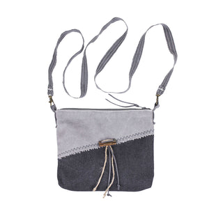 E181417 Sophie - Grey Zipper Pouch w/Strap