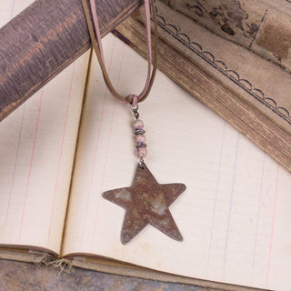 E18253 Light Wide Star Car Charm/Necklace