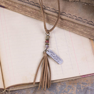 E18259 Dark Find Your Happy Car Charm/Necklace