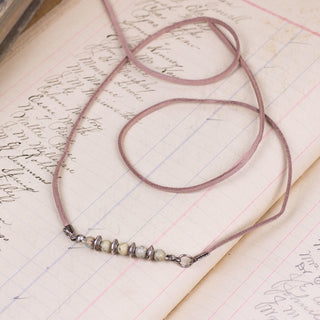 E18261 Cocoa Light Beads Anklet
