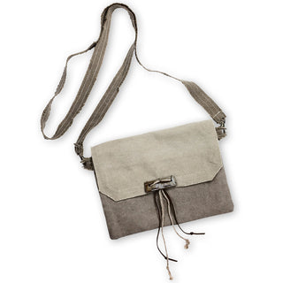 E19817 Lexi Sand Fold Over Crossbody