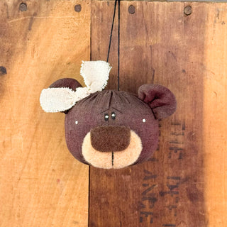 Tattered Teddy Ornament-Girl