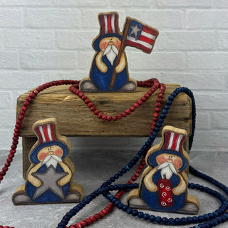 Small Uncle Sam Doodle Sitter (Sold Separately)