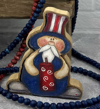Small Uncle Sam Doodle Sitter (Sold Separately)