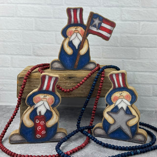 Medium Uncle Sam Doodle Sitter (Sold Separately)