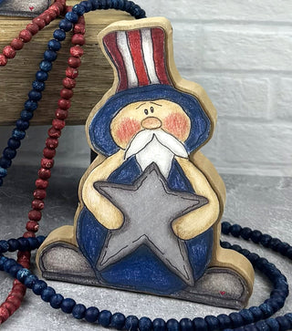 Medium Uncle Sam Doodle Sitter (Sold Separately)