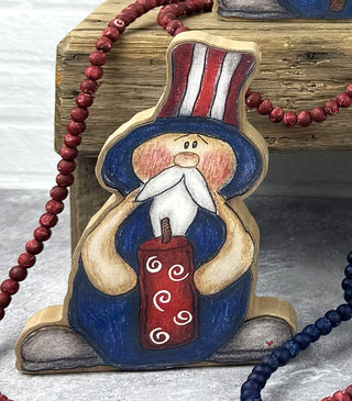 Medium Uncle Sam Doodle Sitter (Sold Separately)