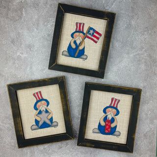 Small Uncle Sam Doodle Frame (Sold Separately)
