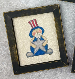 Small Uncle Sam Doodle Frame (Sold Separately)