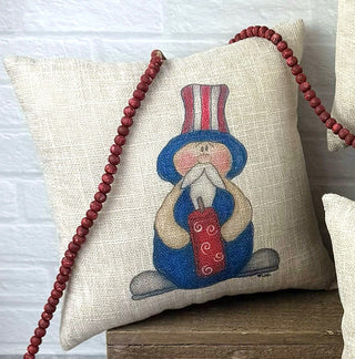 Small Uncle Sam Doodle Pillow (Sold Separately)